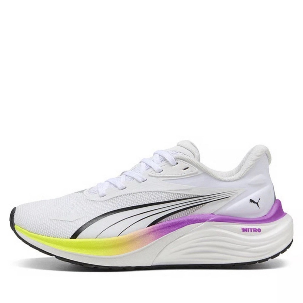 Puma Electrify Nitro 4 Women White-Yellow Alert-magenta 31078806 Size 11